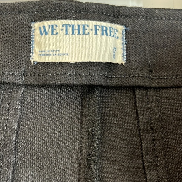 Free People We The Free Layla Zip-Front Denim Miniskirt- Black- 8 - Picture 7 of 13